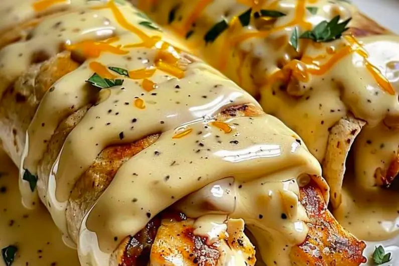 Creamy Chicken Tortilla Wraps